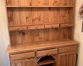 #135 Pine - 2 pc. China Cabinet - 60x16x31-81 $175.00