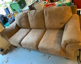 #149 Brown Microfiber Sofa 80" Long $75.00