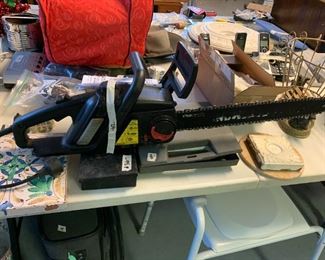 #157 Craftsman Electric 17.5" Chainsaw $24.00