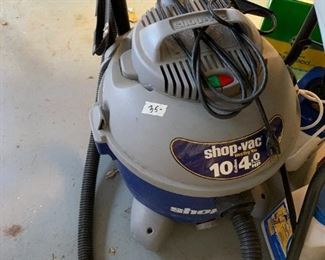 #159 10 Gal. Shop Vac 4HP w/attachments $35.00