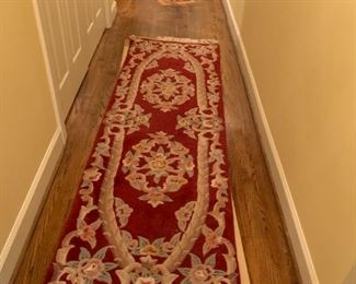 #206 rug 2 red chinese runners 2x8 $65 ea $130.00