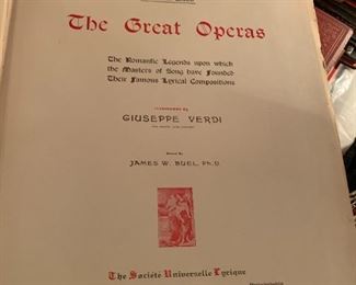 #98 5 Opera Books - Red $40.00