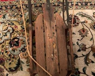 #202 misc antique Disney sled $50.00