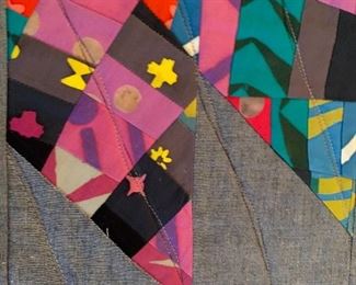#209 quilt hand made wall hanging quilt $75