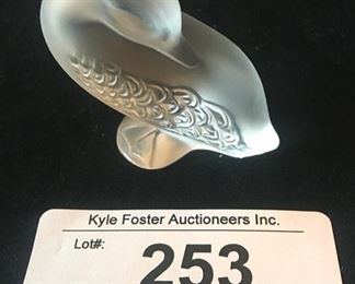 LALIQUE "NAUGHTY DUCK" FIGURINE
