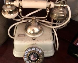 Vintage fancy telephone