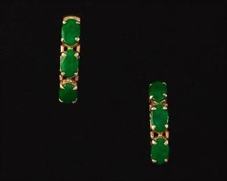  Pair of Jadeite Earrings 