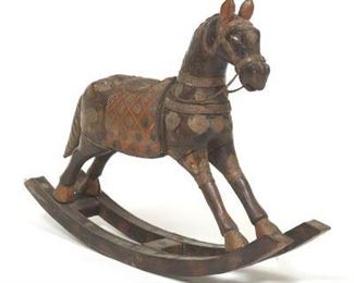 19th Century AngloIndian Rocking Horse