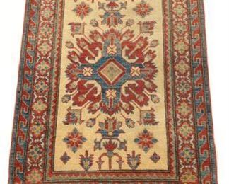 Fine Hand Knotted Kazak Carpet 