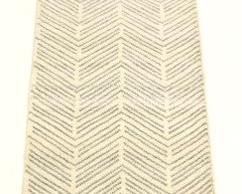 Fine Hand Knotted MidCentury Modern Design Runner 