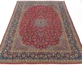 Fine SemiAntique HandKnotted Isfahan Carpet