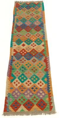 Hand Knotted Kilim Psychedelic Runner