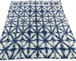 High Pile Hand Knotted MidCentury Modern Design Carpet 