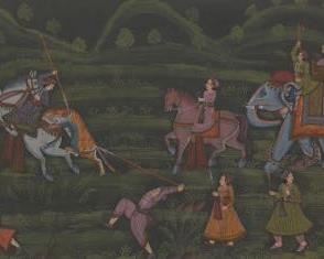 Indian Painting on Silk