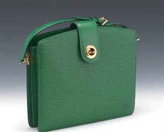 Louis Vuitton Green Epi Leather Capucine