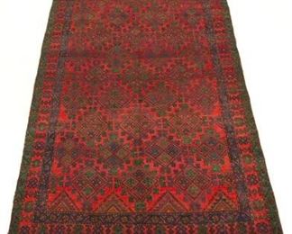 Near Antique Fine Hand Knotted Afshar Carpet, ca. 1950s 