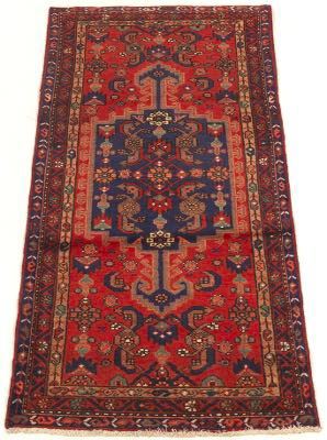 Near Antique Fine Hand Knotted Zanjan Carpet, ca. 1950s 