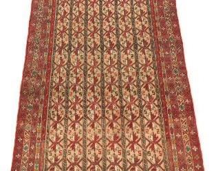 Near Antique Antique Very Fine Hand Knotted Malayer Carpet, ca. 1950s 