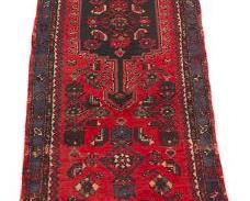 Near Antique Fine Hand Knotted Zanjan Runer, ca. 1950s 