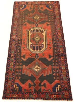 Near Antique Very Fine Hand Knotted North West Persia Wide Runner, ca. 1950s 
