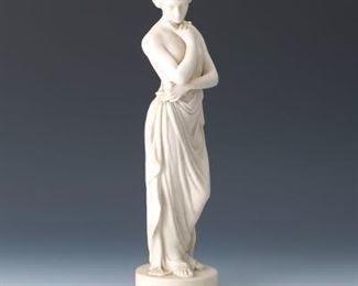 Parian Porcelain Figurine Meditation