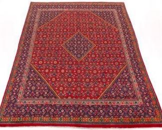 SemiAntique Fine Hand Knotted Mahal Carpet 