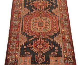 SemiAntique Fine Hand Knotted Zanjan Carpet, ca. 1960s 