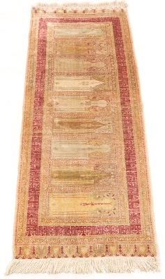 SemiAntique HandKnotted Kayseri Art Silk Carpet