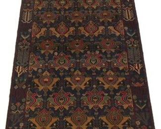 SemiAntique Very Fine Hand Knotted Balouch Carpet 