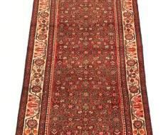 SemiAntique Very Fine Hand Knotted Mahal Runner 