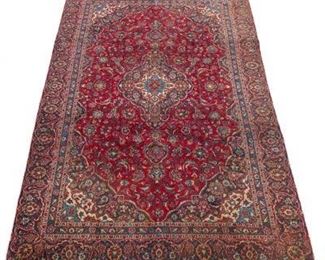 SemiAntique Very Fine Hand Knotted Kashan Carpet
