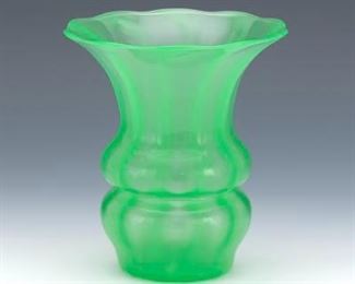Steuben Jade Green Vase