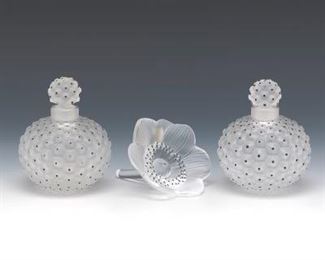 Three Lalique Table Articles