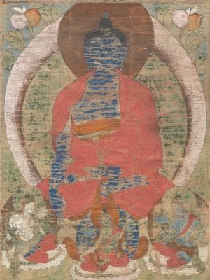 Tibetan Deity Painting on Canvas