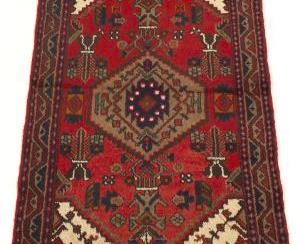 Vintage Fine Hand Knotted Zanjan Carpet 