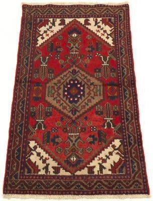Vintage Fine Hand Knotted Zanjan Carpet 