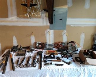 Sargent plane, Stanley #70 scraper, more...