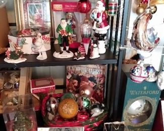 Vintage Christmas and Modern (Waterford, Lenox, Swarovski) 