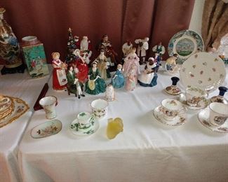 Shelley C&S; Royal Doulton figurines
