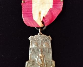 1926 Sterling medal see info here:  https://www.medalcollectors.org/docs/Lajoie_Field_Day_Medals.pdf