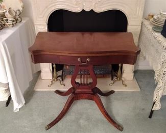 Game Table sold - fireplace still available