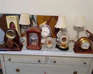 Some nice clocks and a great barometer