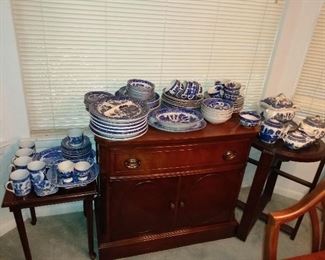 Large Blue Willow collection 