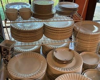 Enough plates for a party!!