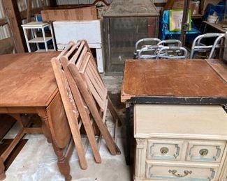 Drop leaf table and other furniture