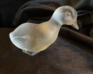 Lalique duck from France