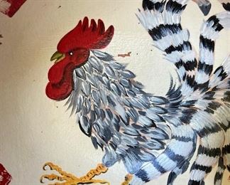 Rooster plate