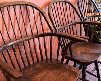3 Windsor bar stools