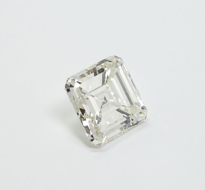 GIA Certified Square Emerald Cut Diamond 6.52 carats 