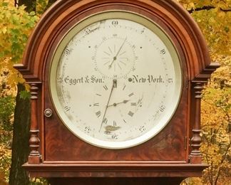 19c Eggert & Son NY Walnut Astronomical Regulator Clock